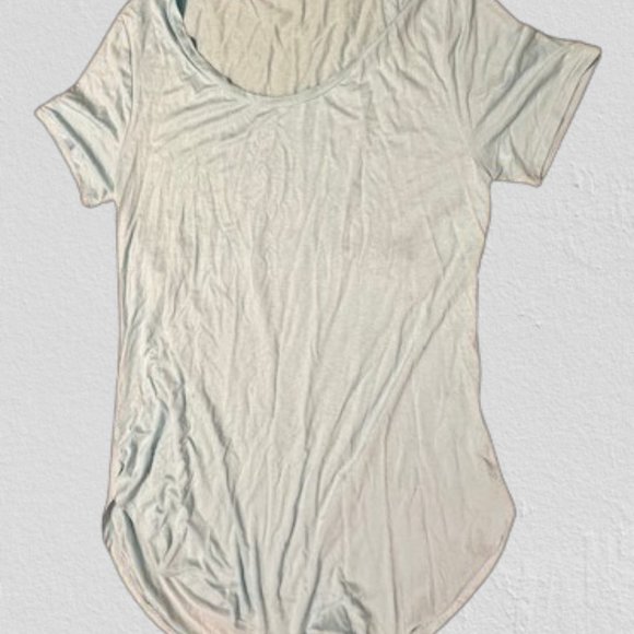 Turquoise Back Cut Out Shirt - Picture 7 of 13